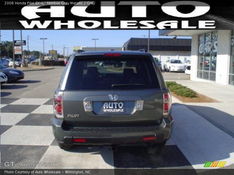 Nimbus Gray Metallic / Gray 2008 Honda Pilot EX-L