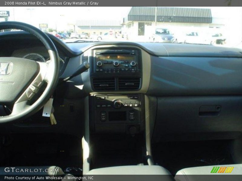 Nimbus Gray Metallic / Gray 2008 Honda Pilot EX-L
