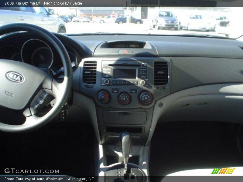 Midnight Gray / Beige 2009 Kia Optima LX