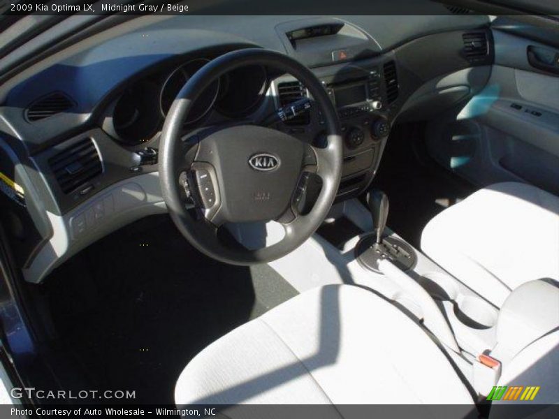 Midnight Gray / Beige 2009 Kia Optima LX