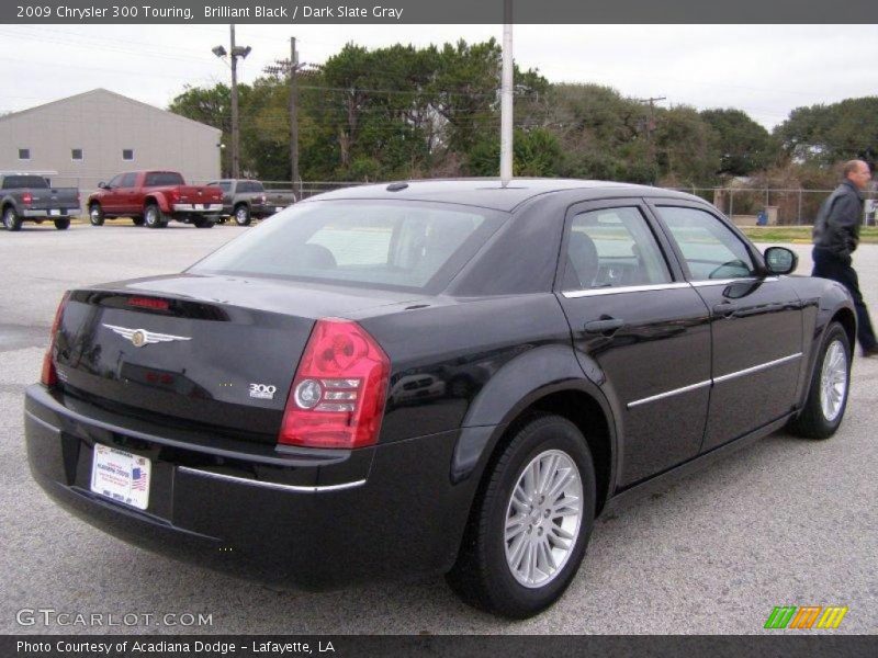 Brilliant Black / Dark Slate Gray 2009 Chrysler 300 Touring