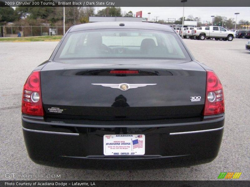 Brilliant Black / Dark Slate Gray 2009 Chrysler 300 Touring