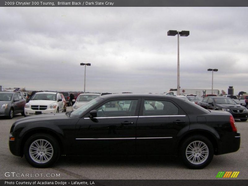 Brilliant Black / Dark Slate Gray 2009 Chrysler 300 Touring