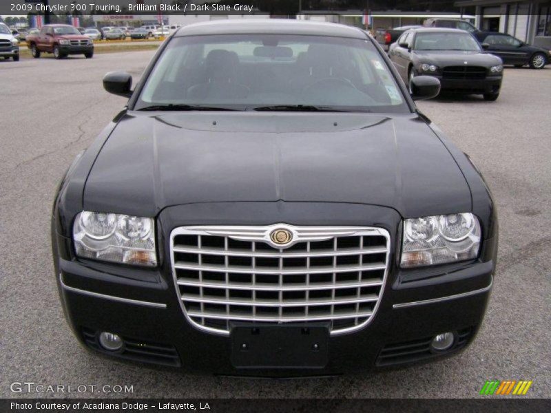 Brilliant Black / Dark Slate Gray 2009 Chrysler 300 Touring