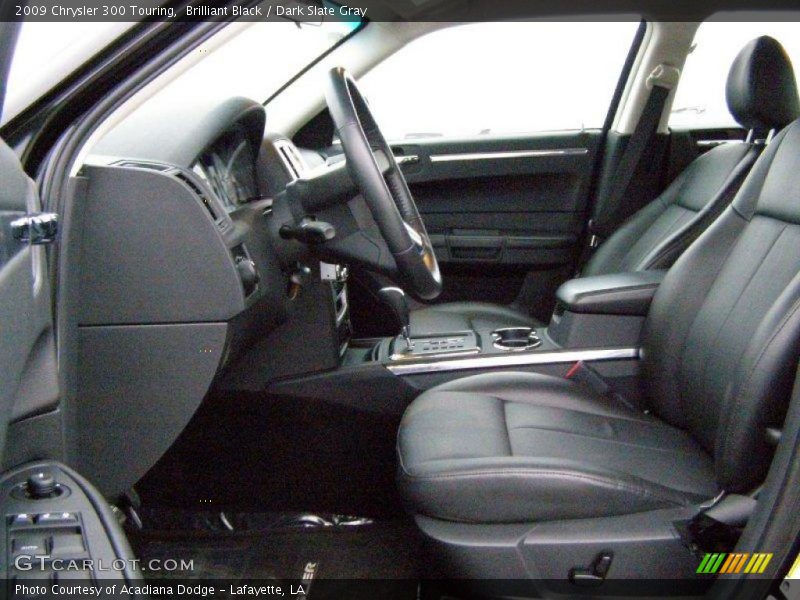 Brilliant Black / Dark Slate Gray 2009 Chrysler 300 Touring