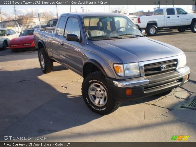 Cool Steel Metallic / Gray 1998 Toyota Tacoma SR5 Extended Cab 4x4