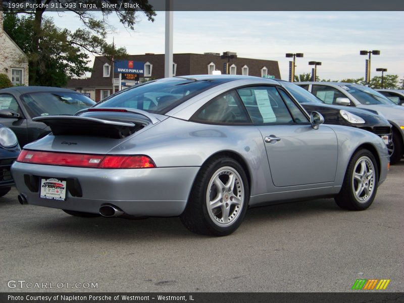 Silver / Black 1996 Porsche 911 993 Targa