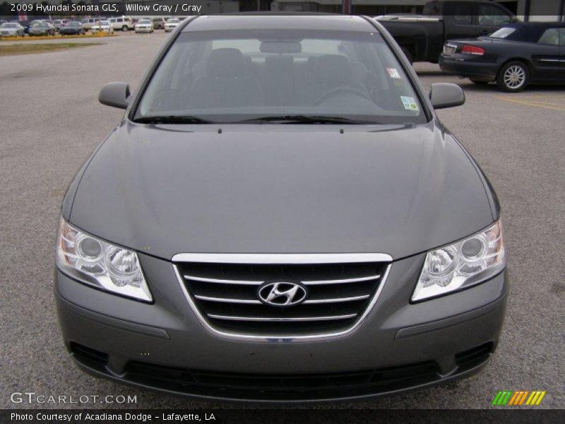 Willow Gray / Gray 2009 Hyundai Sonata GLS