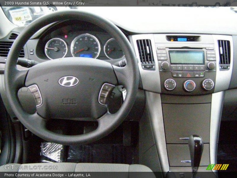 Willow Gray / Gray 2009 Hyundai Sonata GLS