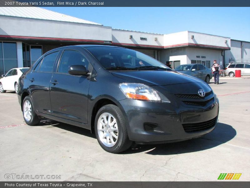 Flint Mica / Dark Charcoal 2007 Toyota Yaris S Sedan