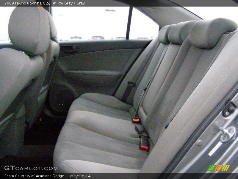 Willow Gray / Gray 2009 Hyundai Sonata GLS