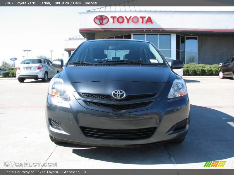Flint Mica / Dark Charcoal 2007 Toyota Yaris S Sedan