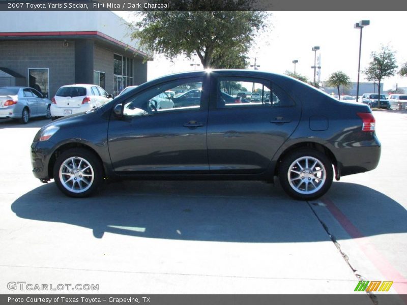 Flint Mica / Dark Charcoal 2007 Toyota Yaris S Sedan