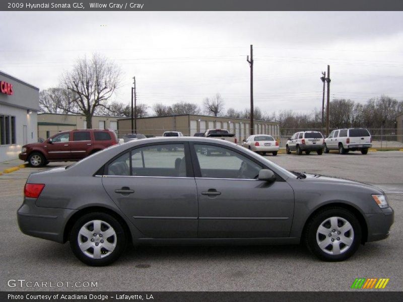 Willow Gray / Gray 2009 Hyundai Sonata GLS