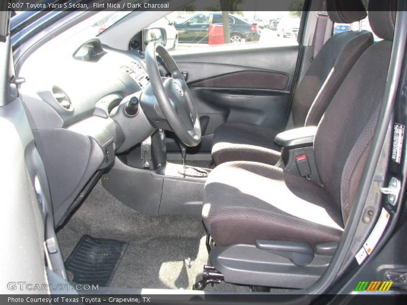 Flint Mica / Dark Charcoal 2007 Toyota Yaris S Sedan