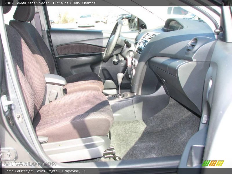 Flint Mica / Dark Charcoal 2007 Toyota Yaris S Sedan