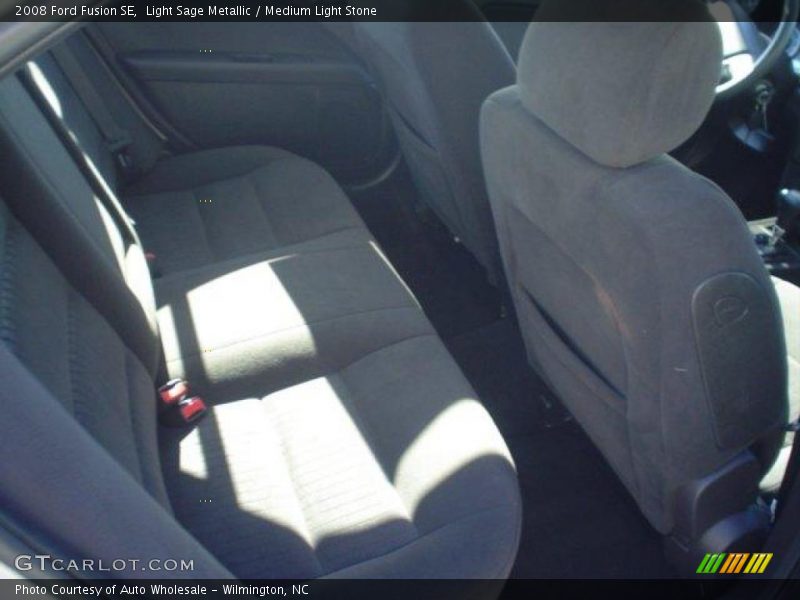 Light Sage Metallic / Medium Light Stone 2008 Ford Fusion SE