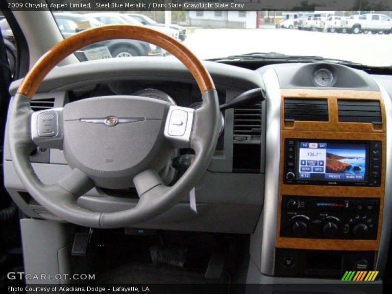 Steel Blue Metallic / Dark Slate Gray/Light Slate Gray 2009 Chrysler Aspen Limited