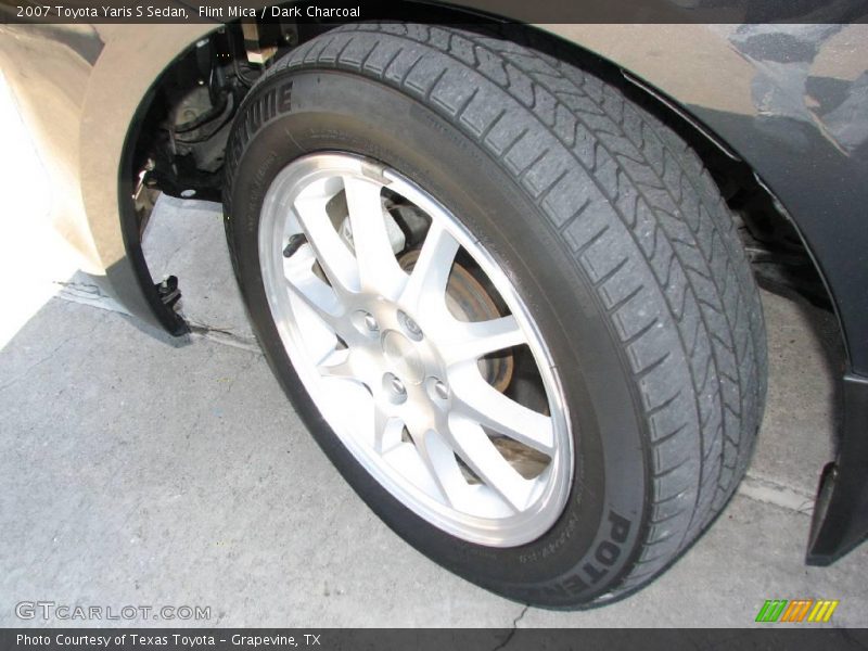 Flint Mica / Dark Charcoal 2007 Toyota Yaris S Sedan