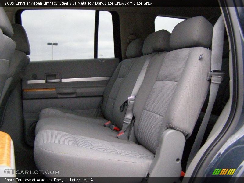 Steel Blue Metallic / Dark Slate Gray/Light Slate Gray 2009 Chrysler Aspen Limited