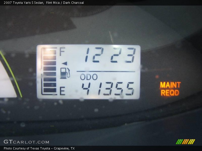 Flint Mica / Dark Charcoal 2007 Toyota Yaris S Sedan