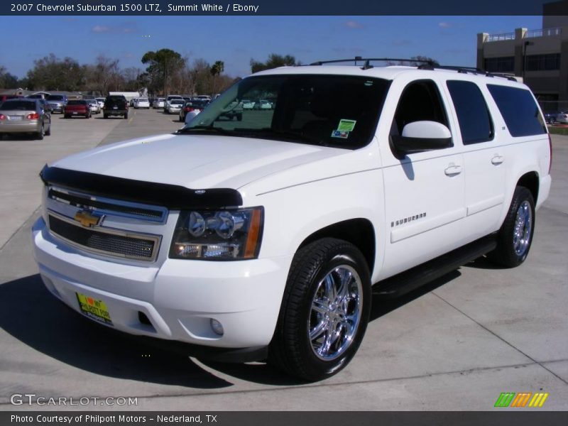 Summit White / Ebony 2007 Chevrolet Suburban 1500 LTZ