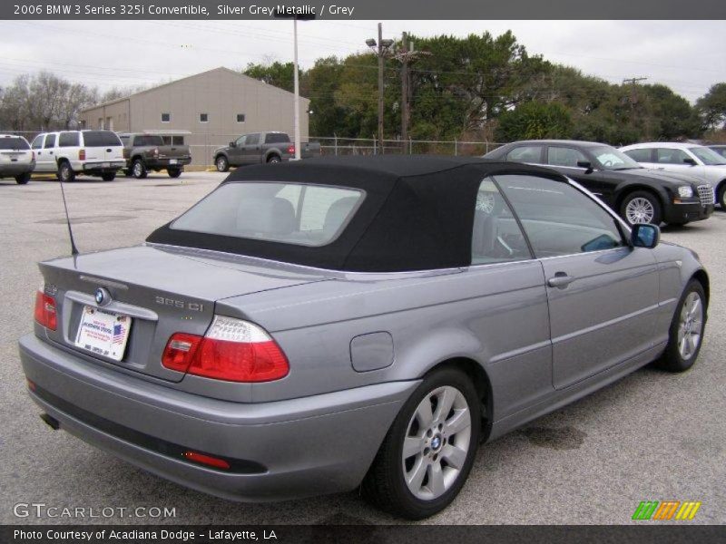 Silver Grey Metallic / Grey 2006 BMW 3 Series 325i Convertible