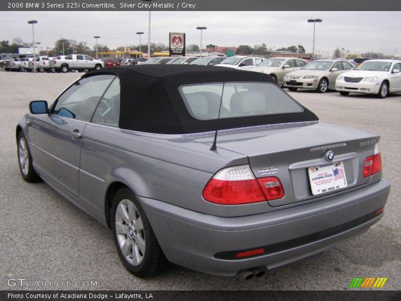 Silver Grey Metallic / Grey 2006 BMW 3 Series 325i Convertible