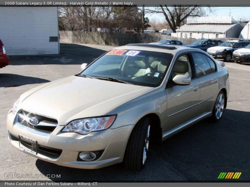 Harvest Gold Metallic / Warm Ivory 2008 Subaru Legacy 3.0R Limited