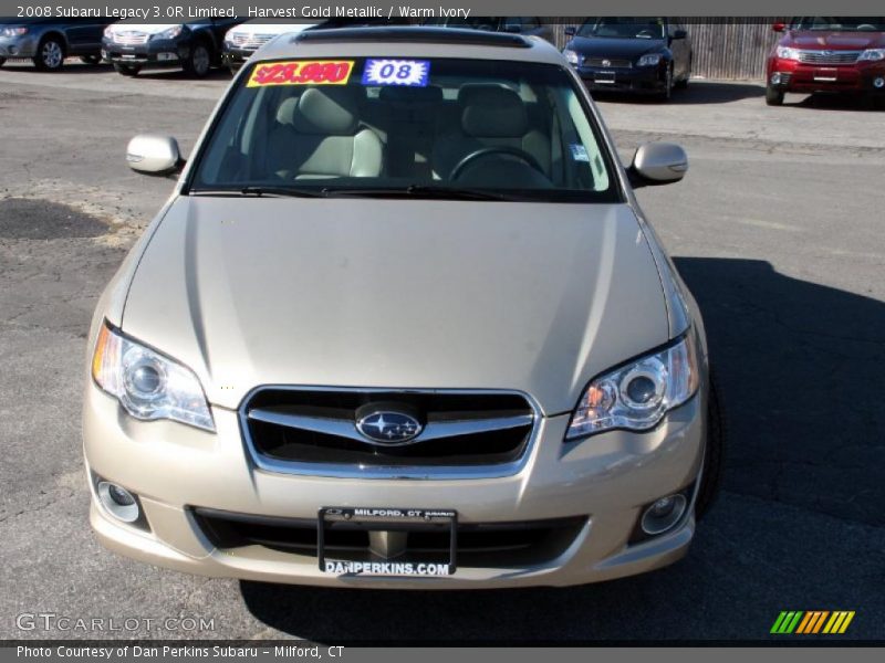 Harvest Gold Metallic / Warm Ivory 2008 Subaru Legacy 3.0R Limited