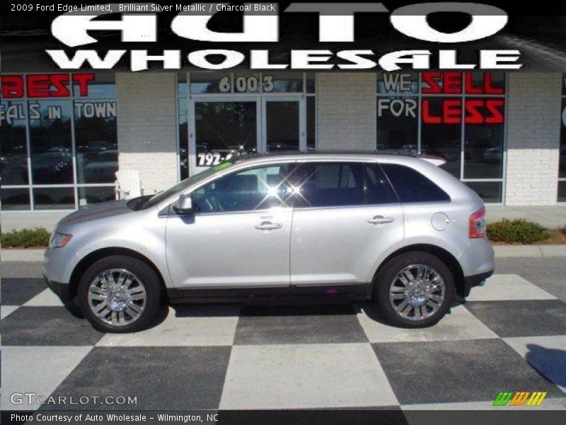 Brilliant Silver Metallic / Charcoal Black 2009 Ford Edge Limited