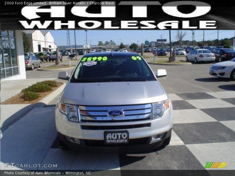 Brilliant Silver Metallic / Charcoal Black 2009 Ford Edge Limited