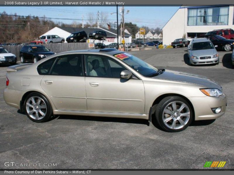 Harvest Gold Metallic / Warm Ivory 2008 Subaru Legacy 3.0R Limited