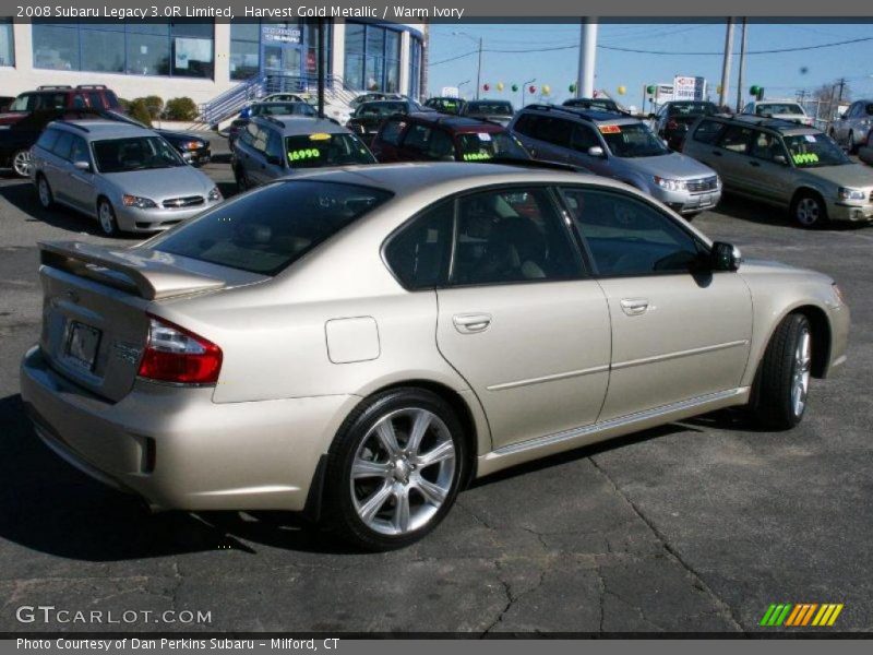 Harvest Gold Metallic / Warm Ivory 2008 Subaru Legacy 3.0R Limited