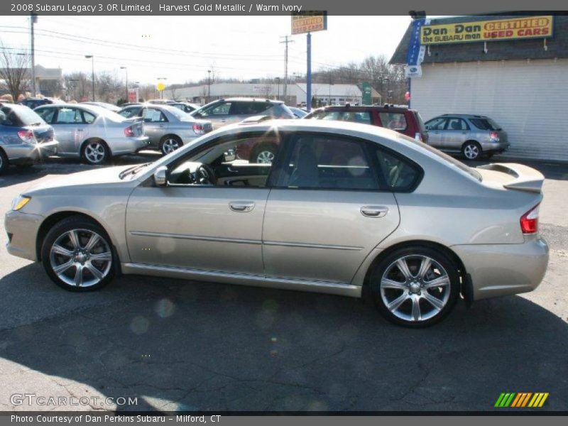 Harvest Gold Metallic / Warm Ivory 2008 Subaru Legacy 3.0R Limited