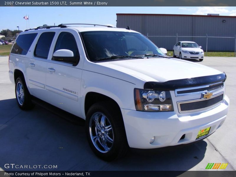 Summit White / Ebony 2007 Chevrolet Suburban 1500 LTZ