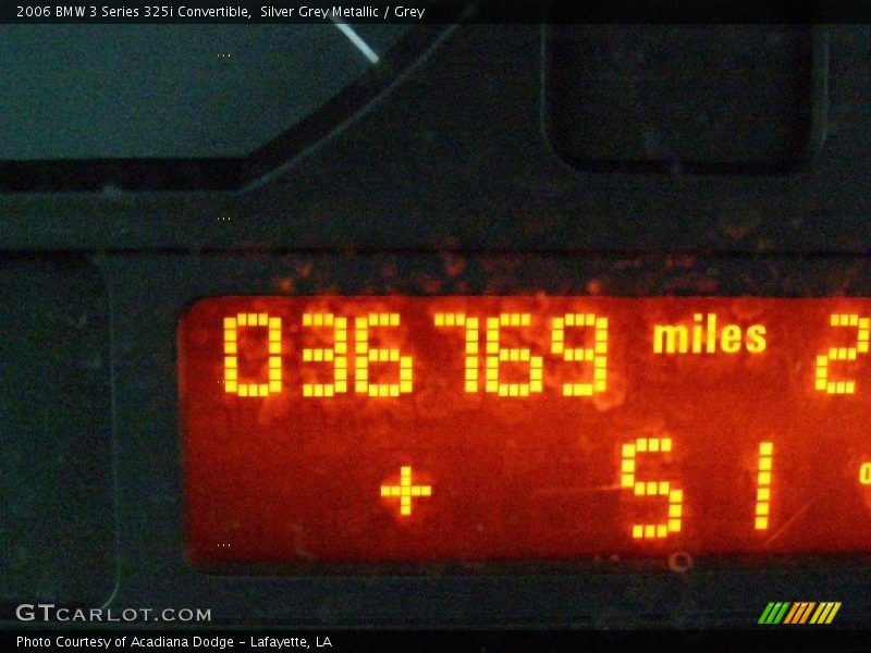 Silver Grey Metallic / Grey 2006 BMW 3 Series 325i Convertible