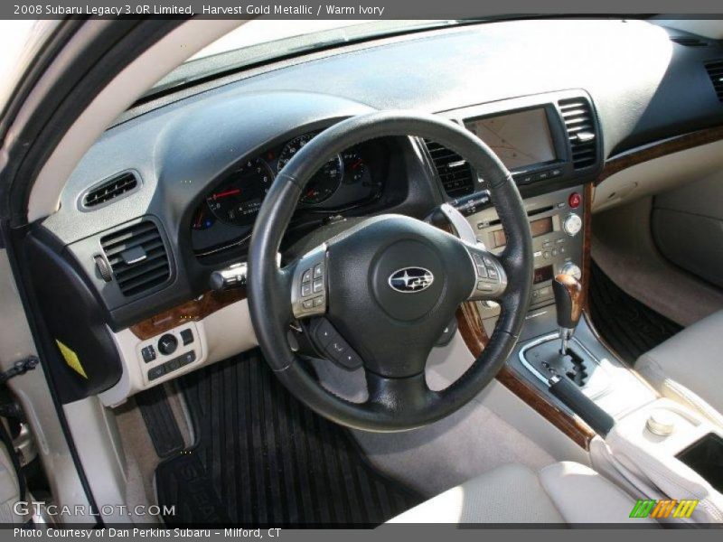 Harvest Gold Metallic / Warm Ivory 2008 Subaru Legacy 3.0R Limited