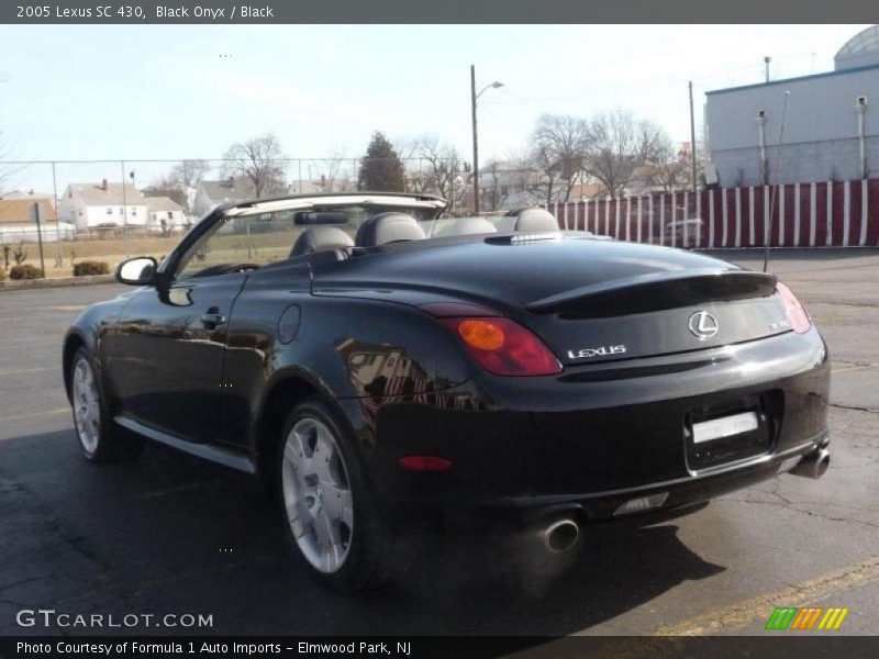 Black Onyx / Black 2005 Lexus SC 430