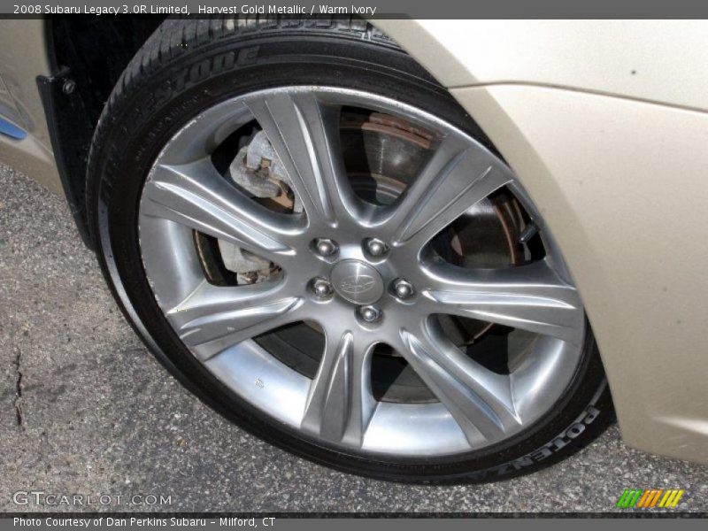 Harvest Gold Metallic / Warm Ivory 2008 Subaru Legacy 3.0R Limited