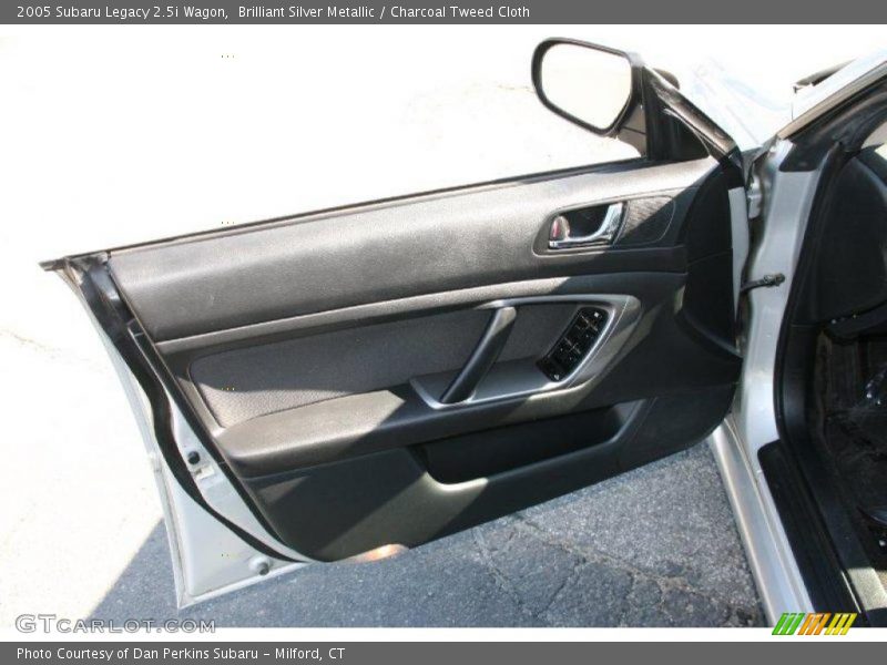 Brilliant Silver Metallic / Charcoal Tweed Cloth 2005 Subaru Legacy 2.5i Wagon