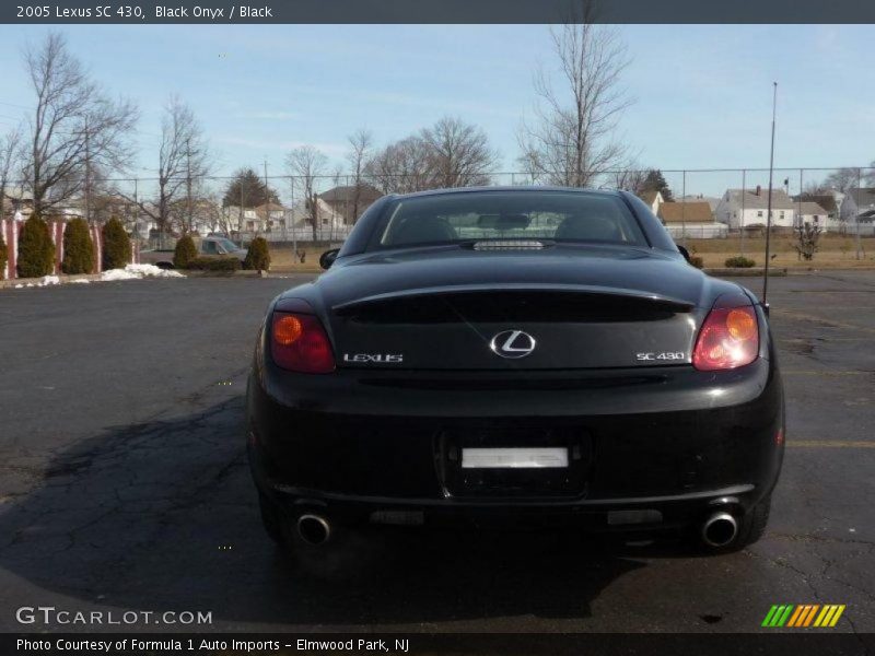 Black Onyx / Black 2005 Lexus SC 430
