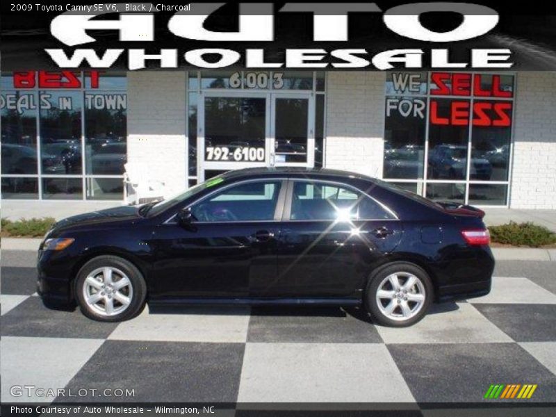 Black / Charcoal 2009 Toyota Camry SE V6