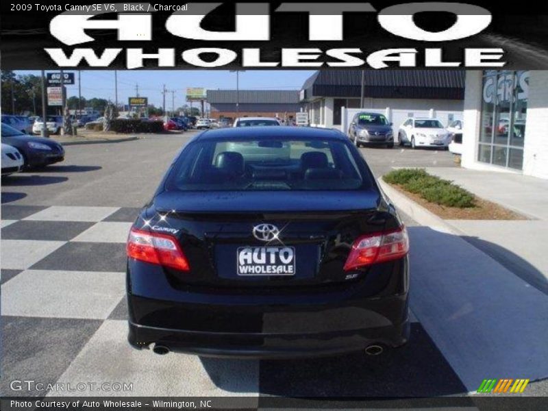 Black / Charcoal 2009 Toyota Camry SE V6