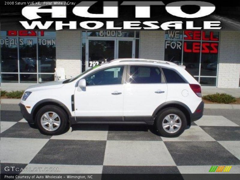 Polar White / Gray 2008 Saturn VUE XE