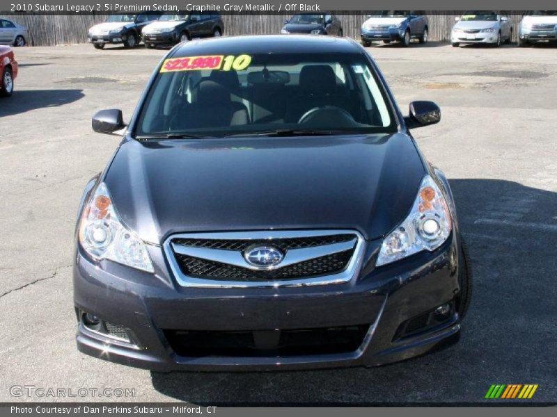 Graphite Gray Metallic / Off Black 2010 Subaru Legacy 2.5i Premium Sedan