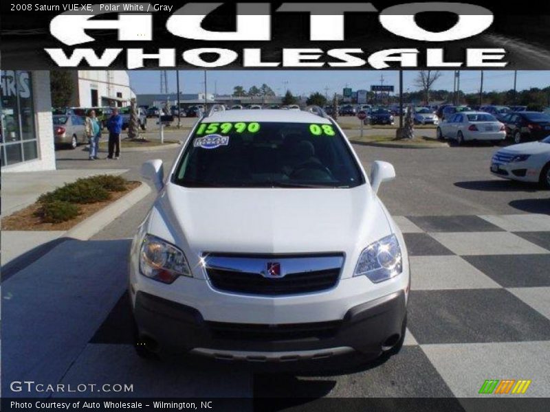 Polar White / Gray 2008 Saturn VUE XE