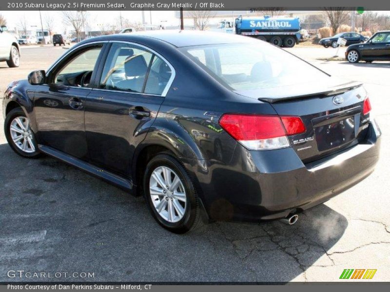 Graphite Gray Metallic / Off Black 2010 Subaru Legacy 2.5i Premium Sedan