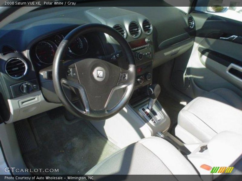 Polar White / Gray 2008 Saturn VUE XE
