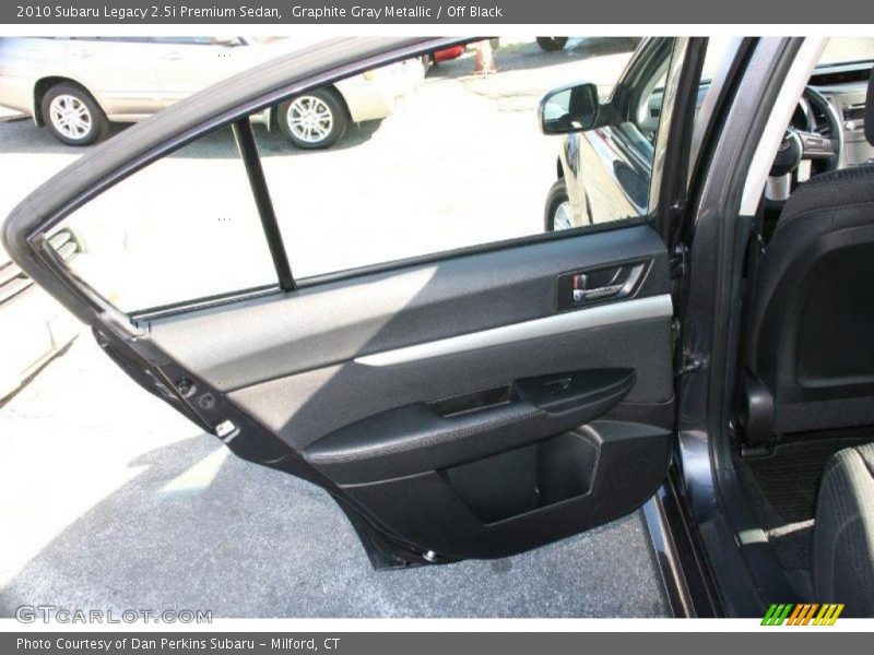 Graphite Gray Metallic / Off Black 2010 Subaru Legacy 2.5i Premium Sedan